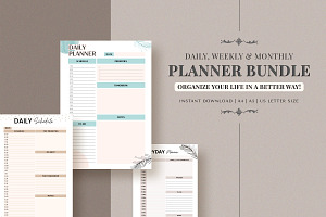 Monthly And Weekly Printable Bundle