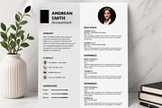 MODERN RESUME TEMPLATE (R15), a Resume Template by dulchaer29 (Thumbnail 1 of 4)