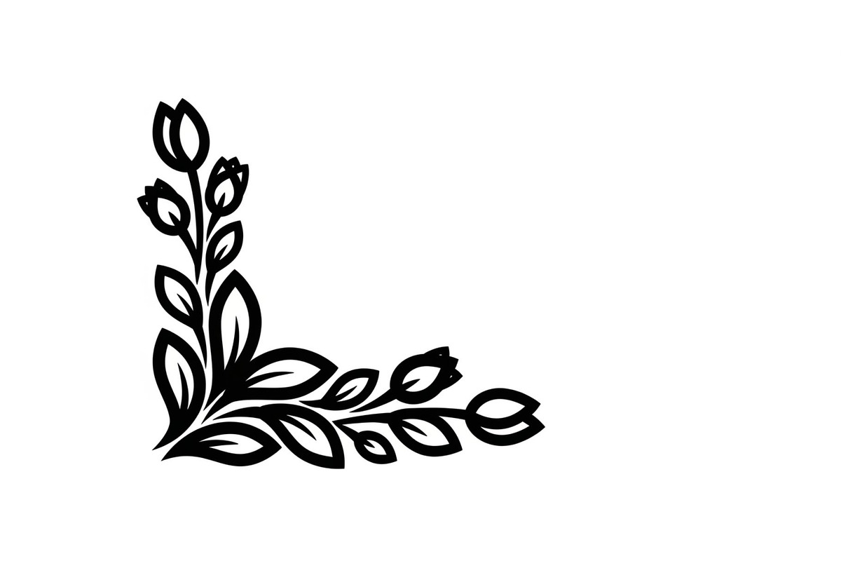 Floral Corner Ornament Vector Bundle, an Illustration by Designs_River (Photo 48 of 51)