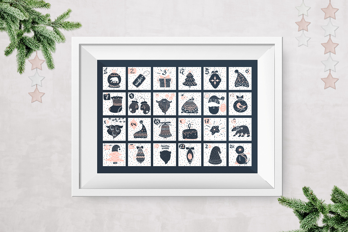 Christmas Advent Calendar, an Object Graphic by Alyonka_lis (Photo 3 of 8)