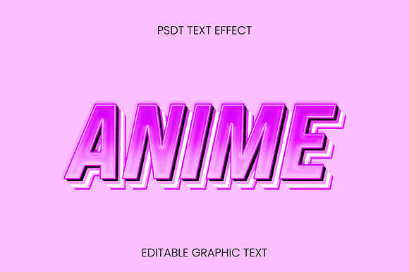 Glossy Bold 3D Text Effect preview 3