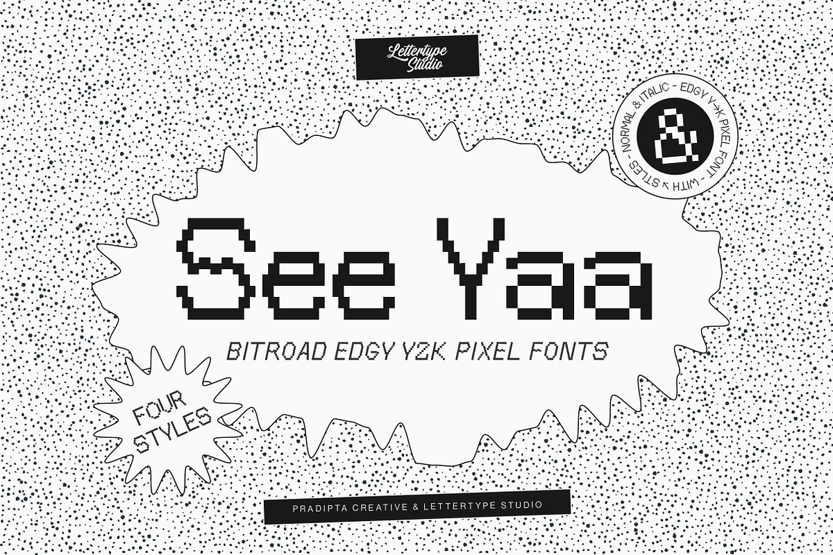 Bitroad – Retro Y2K Pixel Font, a Sans Serif Font by Lettertype Studio (Photo 15 of 15)