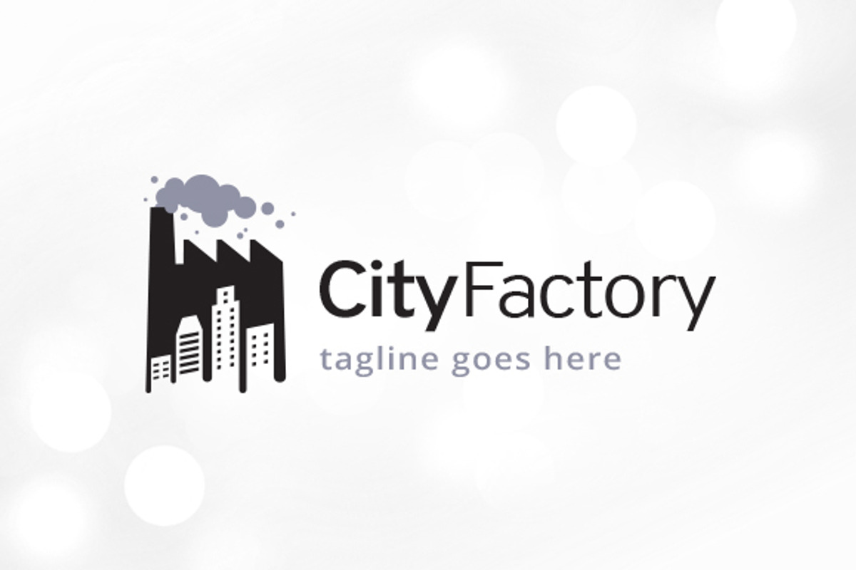 City Factory Logo Template, a Branding & Logo Template by gunaonedesign