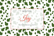 Ivy Botanical Seamless Repeat Patter, a Background Graphic by MyNatureGraphics (Thumbnail 1 of 3)
