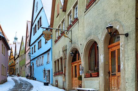 Medieval old rothenburg ob der tauber featuring rothenburg ob der tauber