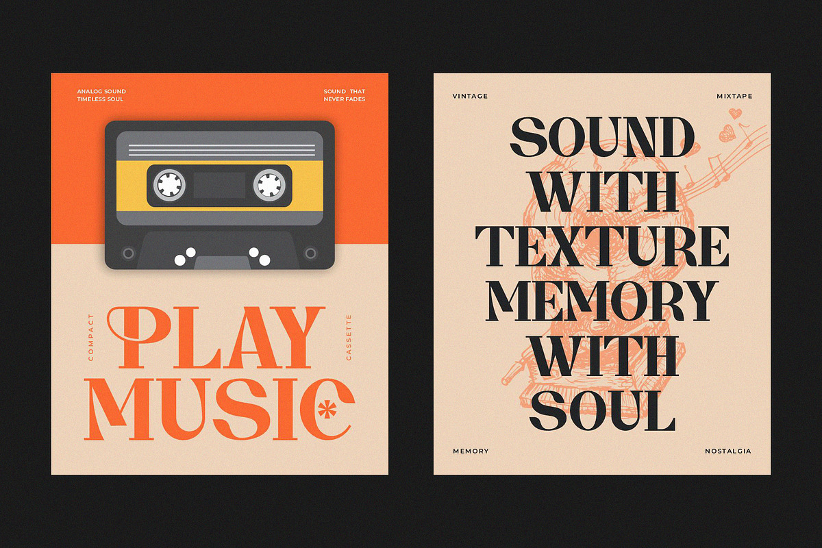 Ficrom || Modern Retro Serif Font, a Serif Font by Ermedia Studio (Photo 5 of 10)