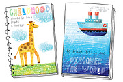Kids font duo KINDERDOODLES Artyfont, a Handwritten Font by artnLera (Thumbnail 2 of 5)