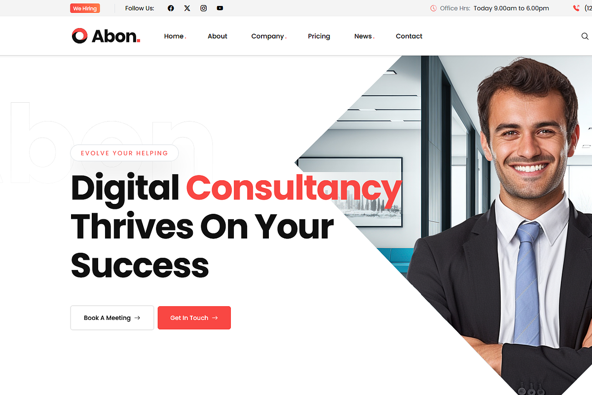 Abon - Business Finance HTML, a HTML Template by AliThemes (Photo 2 of 2)