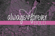 Always Forever Bold, a Script Font by Brittney Murphy Design (Thumbnail 1 of 3)