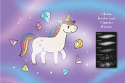 Cute Unicorn Procreate Set, a Brush Add-On by Pencil Twist (Thumbnail 8 of 10)