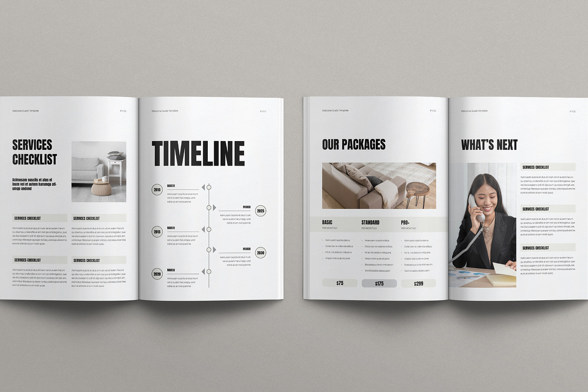 Welcome Guide Template, a Brochure Template by E-Type (Photo 5 of 7)
