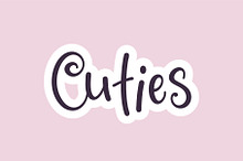 Cuties - Handwritten Font