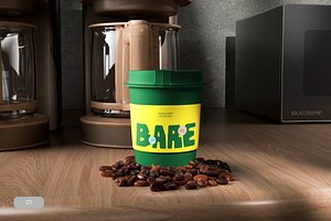 Paper Cup Mockup, a Cups & Container Mockup by Fourshape