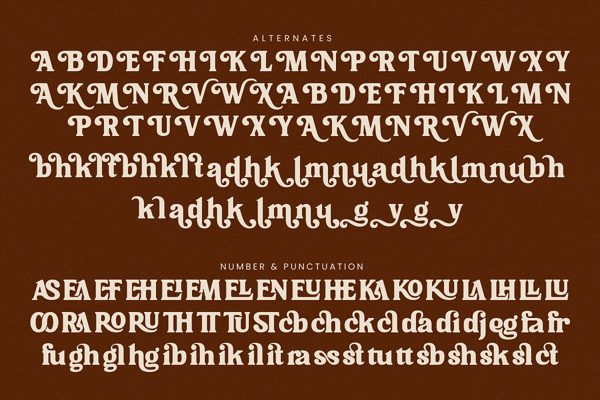 Raltron - Retro Vintage Serif Font, a Serif Font by Pixesia Studio (Photo 11 of 11)