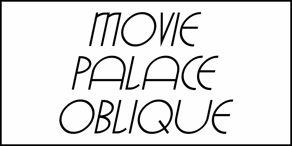Movie Palace JNL, a Font by Jeff Levine Fonts (Photo 4 of 5)