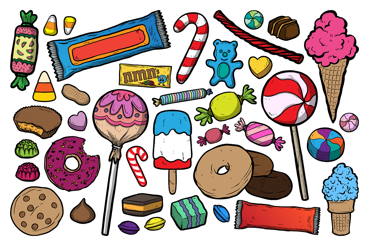 Sweet Treat Vector Pack, a Food Illustration by Vectory by BSC (Photo 2 of 3)