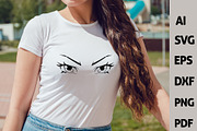 160 Anime Eyes Anime Face Expression, a Food Illustration by FancyDesignStudio (Thumbnail 6 of 7)
