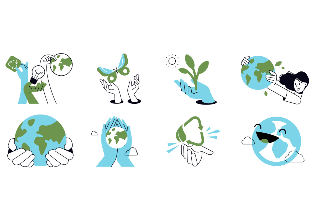 Nature and ecology illustrations, an Illustration by PureSolution (Photo 3 of 6)