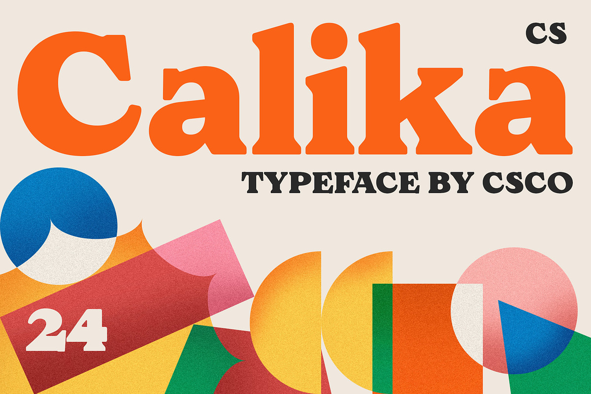 CS Calika – Bold Font, a Serif Font by Craft Supply Co. (Photo 1 of 8)
