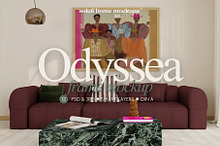 ODYSSEA | Vintage Frame Mockup SET by  in Products