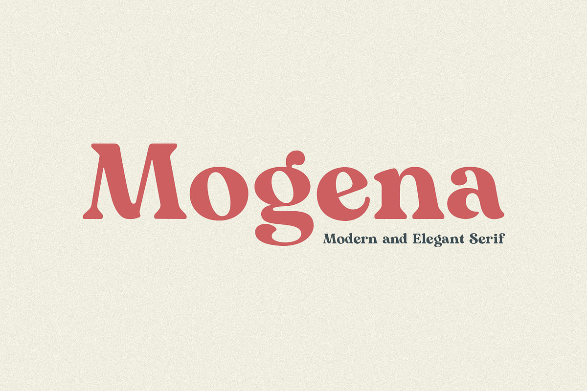 Mogena - Modern Serif Font