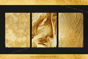 100 Golden Textures