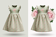 Kids dress mock-up., a Bottom Mockup by Irena Matiash shop (Thumbnail 4 of 7)
