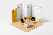 Booth Mockup, an Advertising Mockup by zpackcreative (Thumbnail 1 of 4)