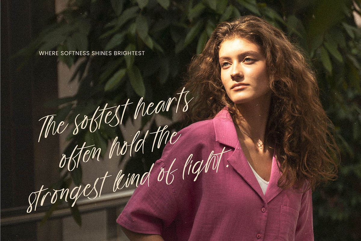 Ghostoy Charless Aesthetic Script, a Script Font by stylishtype.co (Photo 12 of 15)