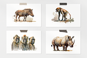 Safari Watercolor Collection, an Animal Illustration by artsy-fartsy (Thumbnail 10 of 13)
