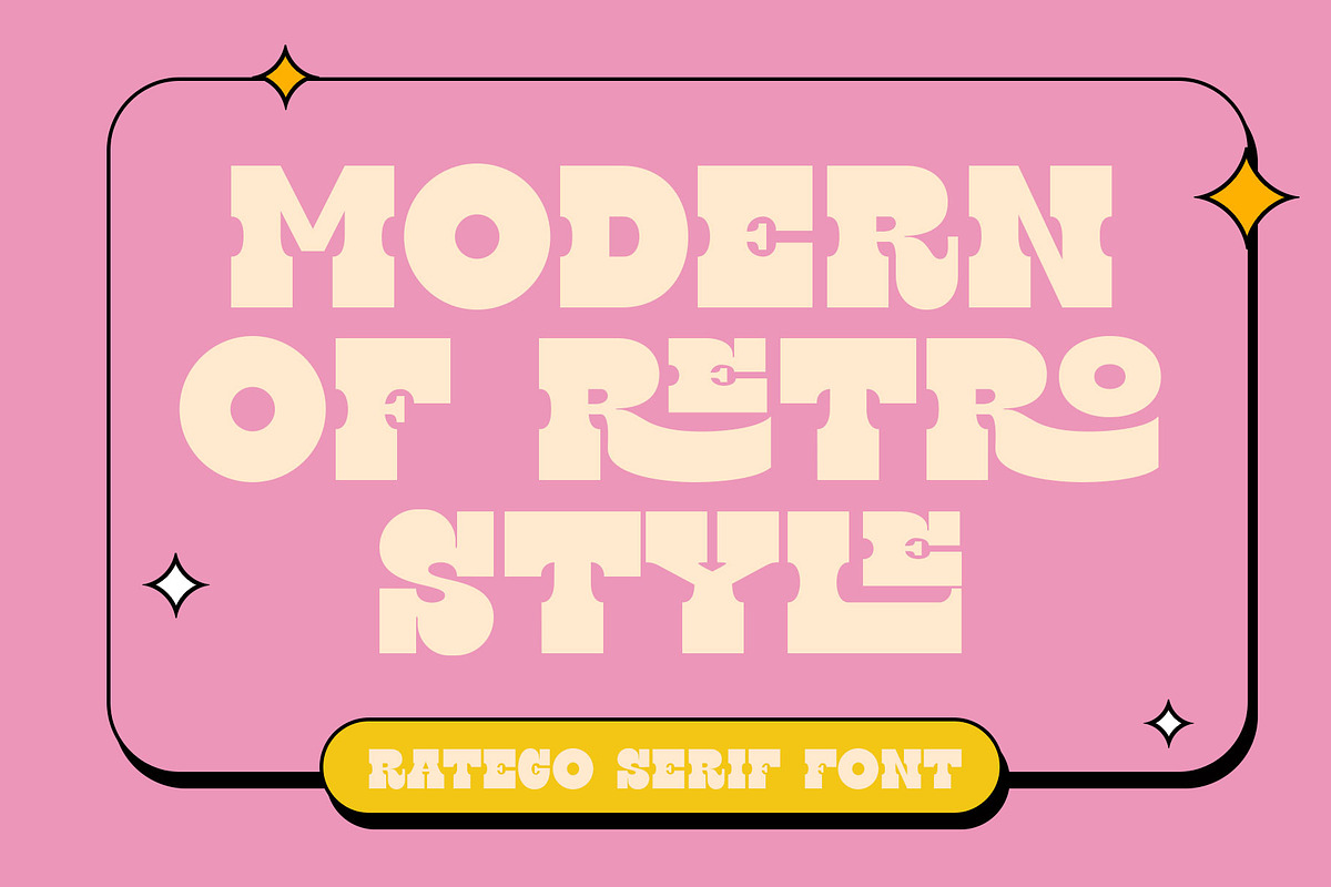 Ratego Vintage Slab Serif Font, a Serif Font by RantautypeStudio (Photo 8 of 15)