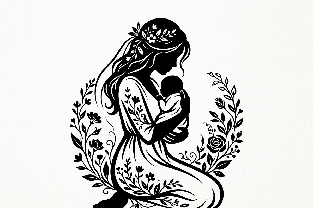 loving mother and children, a Person Illustration by Amazin_art (Photo 29 of 46)