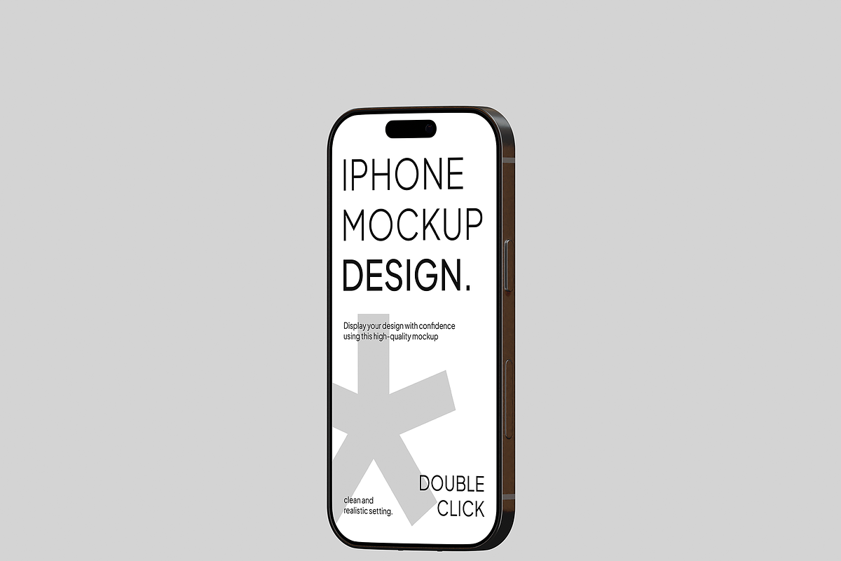 iPhone Mockup, an iPhone Mockup by Bartama Graphic (Photo 3 of 3)