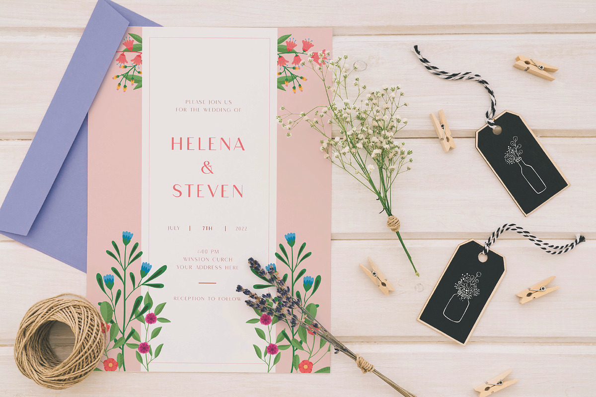 Better wedding invitation card, an Invitation Template by Workhu (Photo 2 of 3)