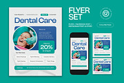 Dental Care Flyer, a Flyer Template by graphicook (Thumbnail 1 of 3)