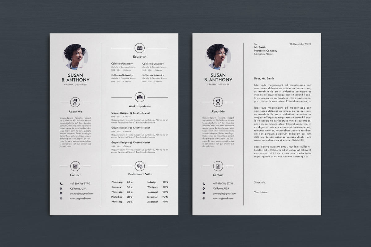 Resume/CV, a Resume Template by Atakana (Photo 2 of 2)