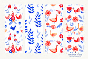 Folk Gouache Patterns, a Pattern Graphic by Webvilla Studio (Thumbnail 6 of 7)