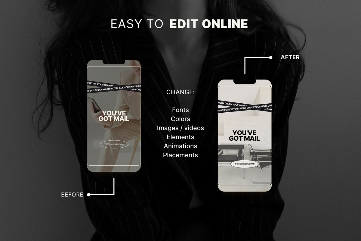 Business woman video Reels canva, a Social Media Template by Studio Suvelle (Photo 3 of 6)