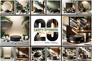 Luxury Cosmetic Stone Podium Bundle, a Background Photo by zahidhossainalif (Thumbnail 1 of 11)
