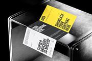 Trifold On Metal Desk 3D Mockup, an Advertising Mockup by graphicook (Thumbnail 4 of 4)