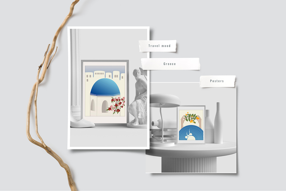 Posters Collection Vacation, a Person Illustration by WildStrawberry Magic (Photo 8 of 9)
