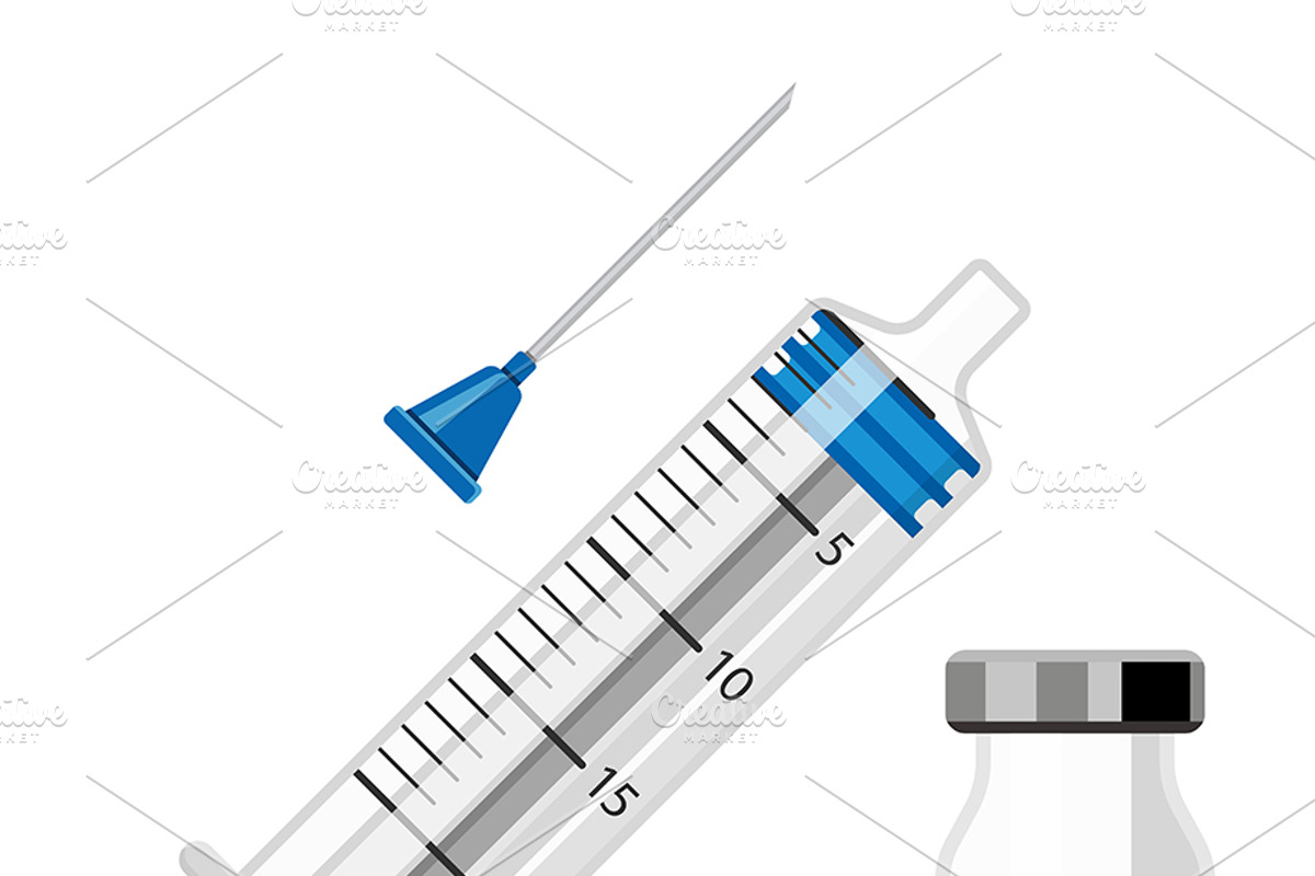 Vaccination Concepts with Syringe, a Healthcare Illustration by TAlex (Photo 2 of 6)