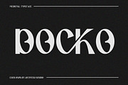 Docko Medieval Sans Serif, a Sans Serif Font by Artiveko (Thumbnail 1 of 8)