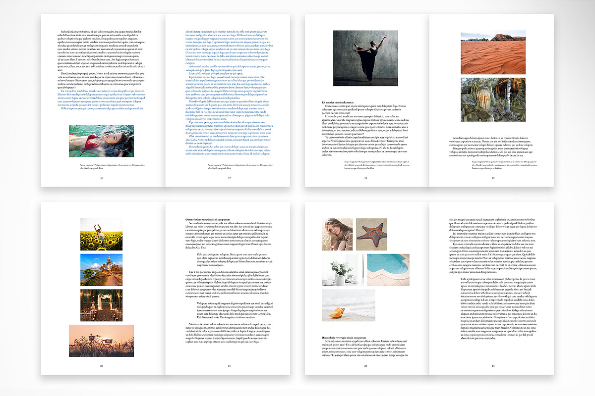 Clean Editorial Brochure Layout preview 4