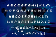 Glyph Galaxy - Retro Video Game Font, a Sans Serif Font by HipFonts (Thumbnail 6 of 10)