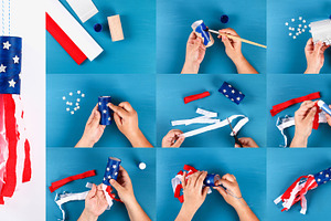 Diy windsocks 4th of july toilet sle containing usa, 4, and july