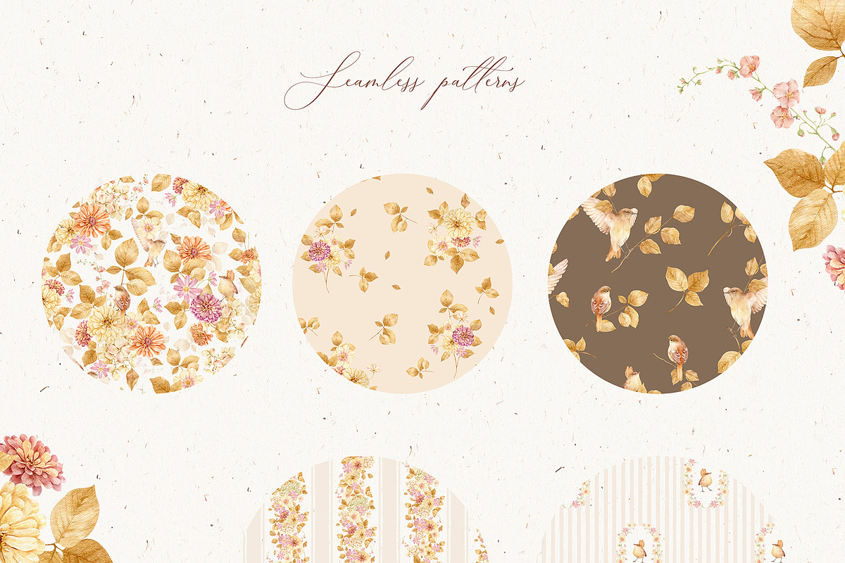 Fall Time - watercolor collection, an Illustration by Nastya.Chay (Photo 9 of 14)