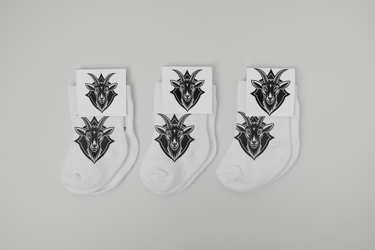 Minimalist Baby Socks Mockup, a Bottom Mockup by The Marco (Photo 1 of 3)