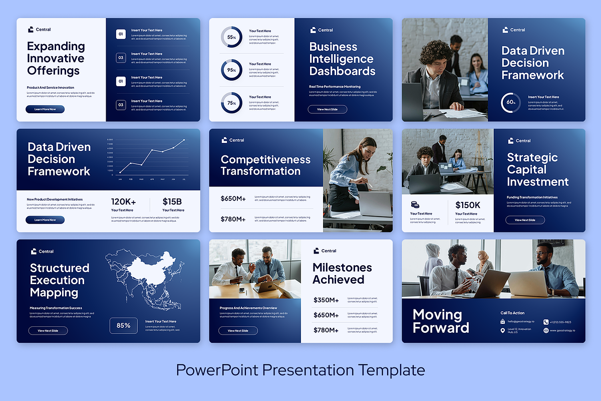 Business Transformation Powerpoint, a Presentation Template by Sixtemp (Photo 3 of 3)