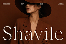 Fashion Brand Serif Font - Shavile